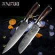 Set Pakka Kitchen Knives Japanese Steel Pattern