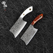 Mini Knife Damascus Steel Kitchen Chef Paring Knife Outdoor Keychain