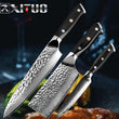 Three-piece Set Chef knife Damascus 67 layer steel