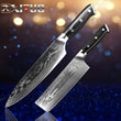 Damascus Steel Chinese Chef Knife Set
