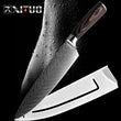 Seamless Welding 8 inch Chef Knife 7CR17 Stainless Steel Laser pattern