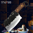 High Carbon Clad Steel Forging Handmade Knife Japanese Santoku Nakiri Cleaver