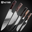 Kitchen Knife Set Japanese Santoku Stainless Steel